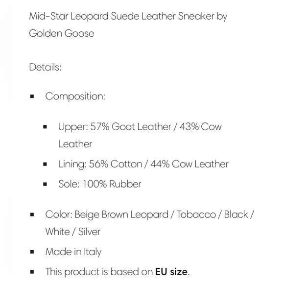 NIB Golden Goose Midstar Sneakers - Picture 10 of 10